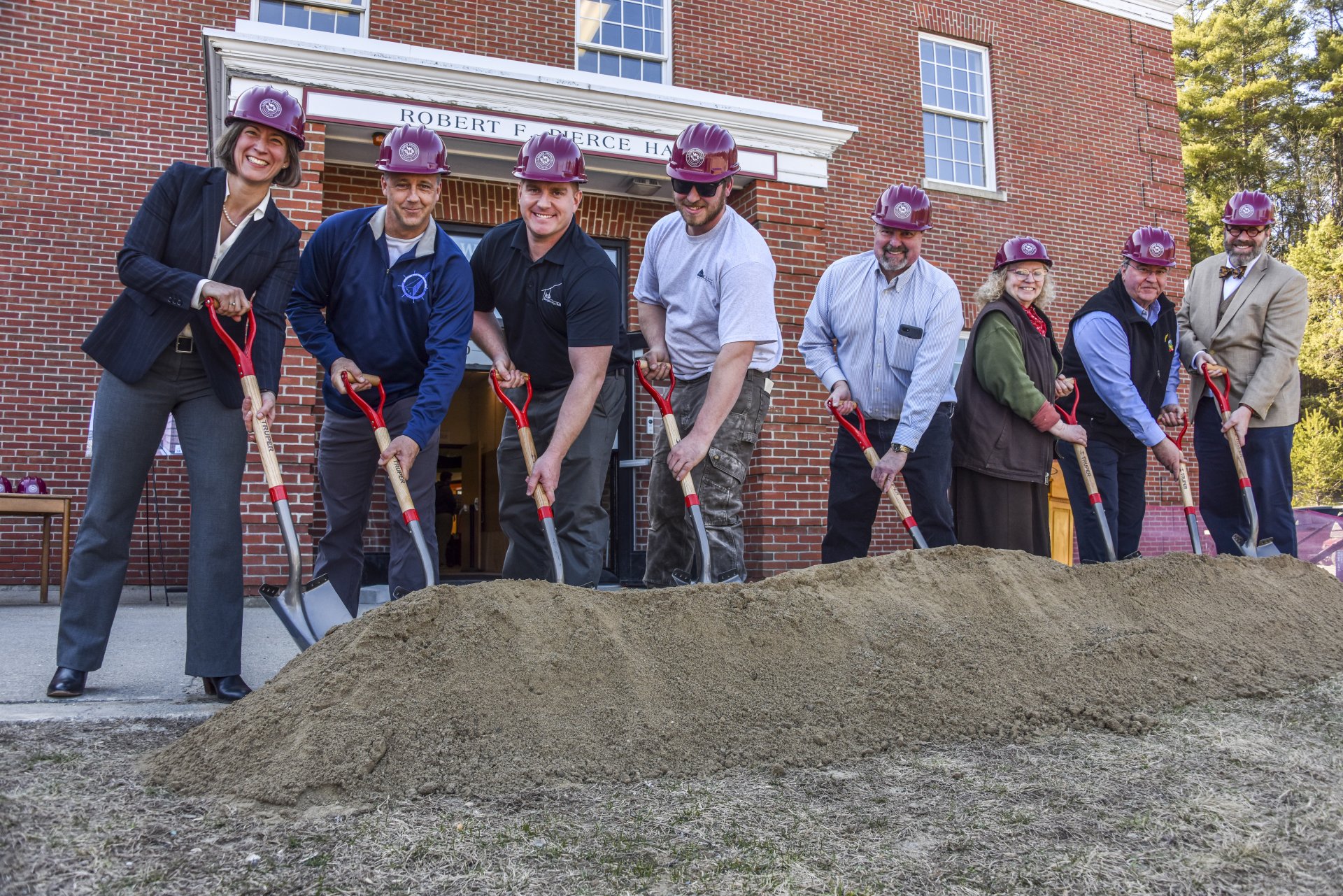 Groundbreaking Ceremony for $950,000 Pierce Wing Remodel
